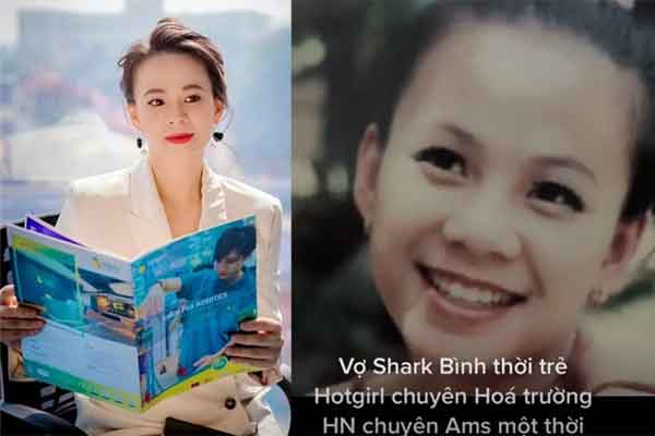 Vợ Shark Bình hóa ra là hotgirl trường chuyên một thời, từ thời sinh viên đã nổi bật