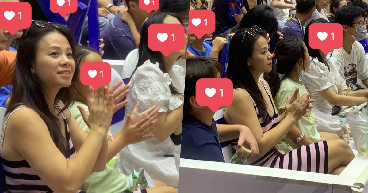 Vợ Shark Bình được bắt gặp đi xem bóng rổ, nhan sắc và thần thái đỉnh cao khiến “búp bê” cũng rén