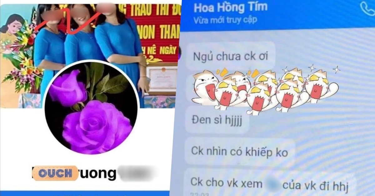 Vụ cô giáo Hoa hồng tím thích lòng xào dưa có “biến” mới: Lộ thêm loạt tin nhắn nhạy cảm