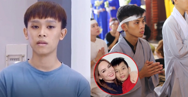 Hồ Văn Cường im lặng, con trai cả Phi Nhung làm 1 điều trong lễ giỗ đầu cố CS gây xúc động mạnh