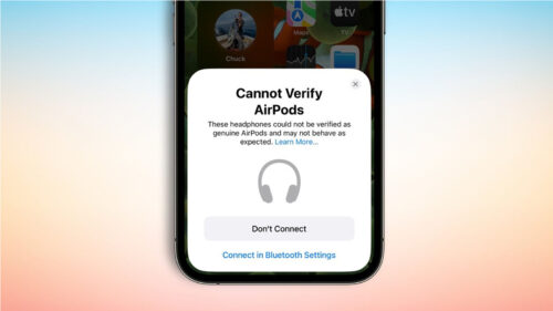 Thực hự thông tin bản iOS 16 có thể nhận biết AirPods hàng rep