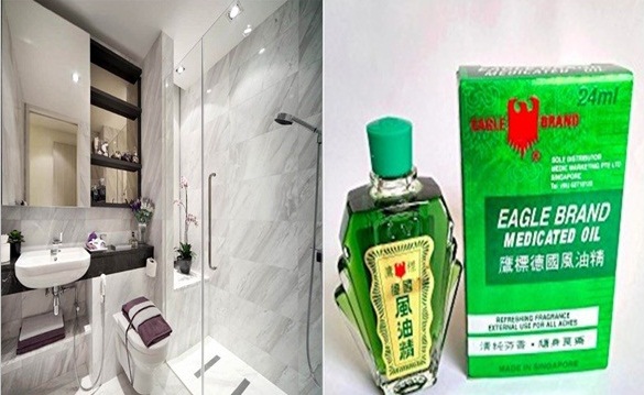 Đặt lọ dầu gió trong nhà vệ sinh bạn sẽ thấy lợi ích tuyệt vời mà ít người biết