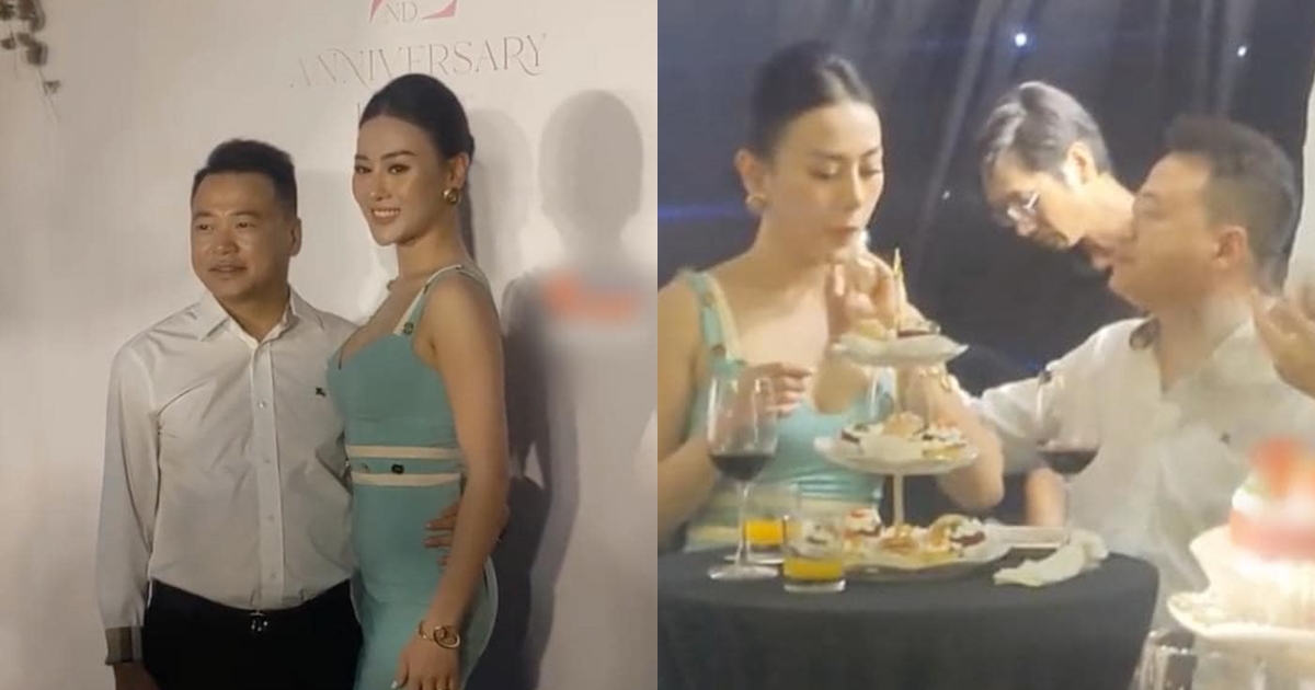 Shark Bình bỏ hết công việc, tháp tùng Phương Oanh đi sự kiện, chăm sóc cẩn thận như “em bé”