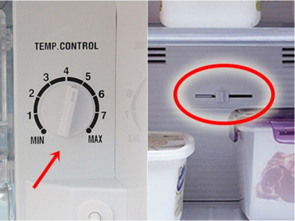 Trong tủ lạnh có 2 công tắc nhỏ, làm đúng tiết kiệm nửa tiền điện