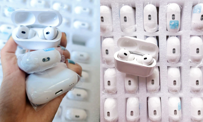 Mới ra được được bao lâu, đã có AirPods Pro 2 hàng fake giá chỉ hơn 300k
