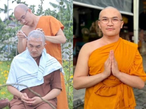 MC Đại Nghĩa bất ngờ cạo trọc đầu, xuất gia gieo duyên