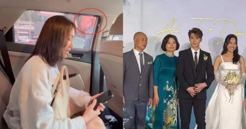 Diệu Nhi bị bố chồng tỏ thái độ khi làm một chuyện chấn động trong xe trước sau đám cưới