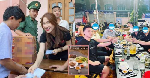 Hòa Minzy một mình ra Quảng Trị cứu trợ bà con, chồng cũ thiếu gia lộ ảnh vui vẻ bên người yêu mới