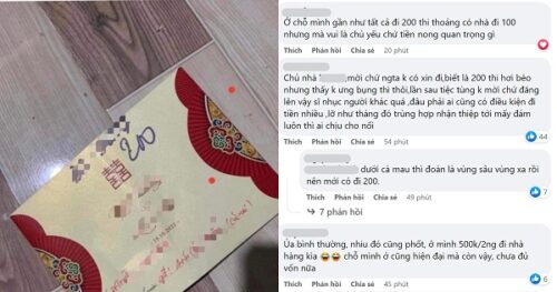 Khách mừng cưới 200k bị chủ nhà ghi thẳng số tiền ngoài thiệp rồi đăng nhắc nhở trên facebook