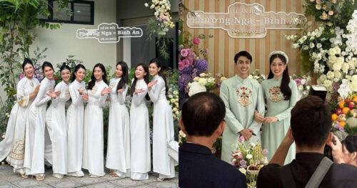 Lễ đính hôn của Á hậu Phương Nga và Bình An, dàn phù dâu toàn Hoa hậu cực phẩm