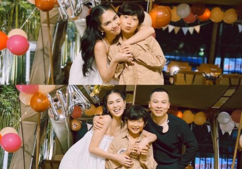 Lộ ảnh con trai cưng của Ngọc Trinh, Vũ Khắc Tiệp nói một câu khiến cô xỉu ngang