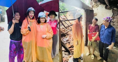 Thủy Tiên lội nước, đội mưa đi hỗ trợ bà con miền Trung bị bão, dân mạng “quay xe” vì điều này