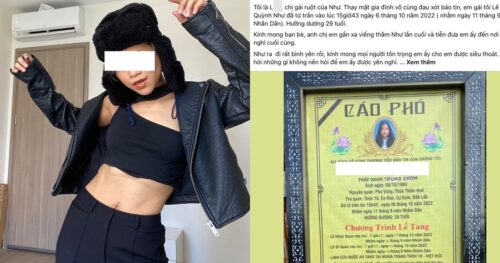 Tiktoker qua đời nghi vấn do “bạo lực mạng”, nữ chính lên tiếng