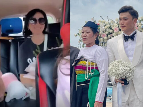 Nhan sắc mẹ vợ "đẹp nhất thế giới" của Bùi Tiến Dũng gây chú ý qua cam thường