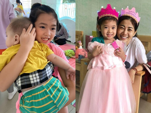 Lavie chăm làm từ thiện đúng như ước mong của Mai Phương khi còn sống, thiếu bố mẹ vẫn học giỏi, chăm ngoan