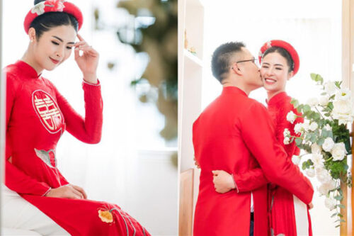 Cô dâu Ngọc Hân thay áo dài, lên siêu xe theo chàng về dinh