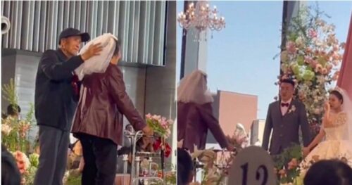 Bà nội đội khăn voan trắng trong đám cưới cháu trai, biết sự thật ai cũng rơi nước mắt