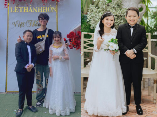 Đám cưới của chú rể 1m35 và cô dâu 1m30: Cô dâu từng bị hiểu nhầm là "người thứ ba"