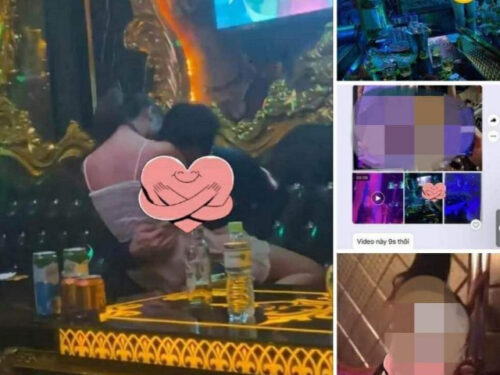 Xôn xao hình ảnh nữ nhân viên khỏa thân tiếp khách trong quán karaoke, công an vào cuộc xác minh