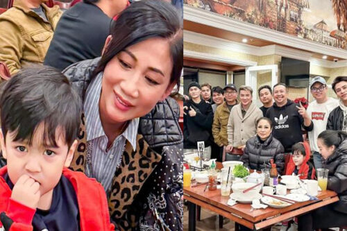 Vợ cũ Đàm Vĩnh Hưng hội ngộ nam ca sĩ và bé Polo tại Mỹ, vẫn tinh tế làm điều này