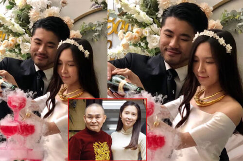 Đám cưới con gái Xuân Hinh: Nhan sắc cô dâu chú rể gây sốt
