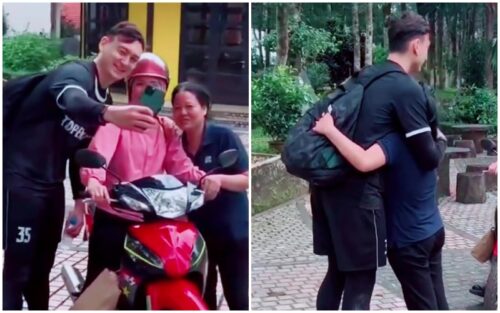 Khoảnh khắc hội ngộ của Đặng Văn Lâm và 2 nhân viên HAGL sau hơn chục năm