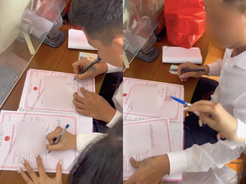 Vợ ký nhầm giấy đăng ký kết hôn của người khác, chồng tá hỏa “cầu cứu” cán bộ