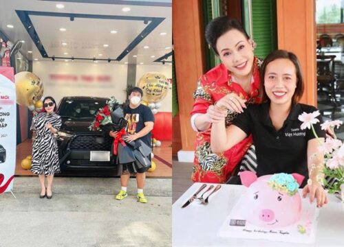 Việt Hương xứng danh “cô bụt”: Ai thân thiết là tặng toàn quà khủng