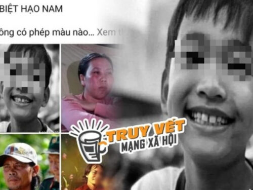 Vụ bé trai 10 tuổi lọt xuống trụ bê tông: Sự thật bức ảnh được cho là Hạo Nam tươi cười