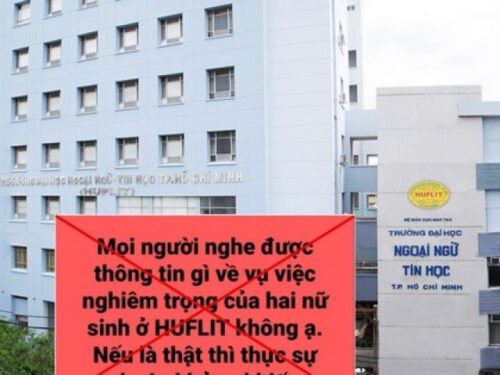 Mời công an xác minh thông tin 2 nữ sinh HUFLIT bị xâm hại, các trường liên quan làm rõ sự việc