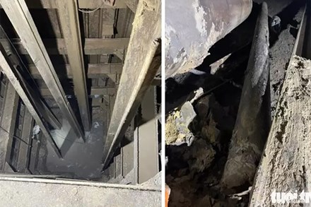 Xác định vị trí bé trai 10 tuổi mắc kẹt trong trụ bê tông