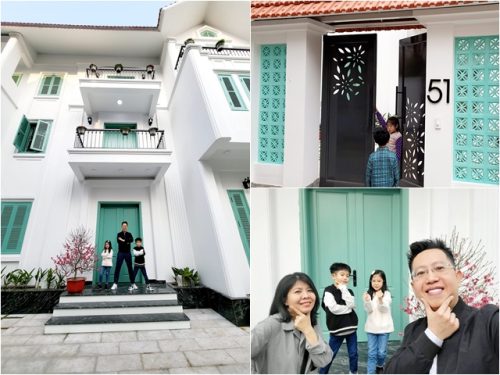 BTV VTV lấy vợ là đồng nghiệp, có biệt thự màu xanh cực đẹp, bề thề từ cái cổng làm bao người xuýt xoa