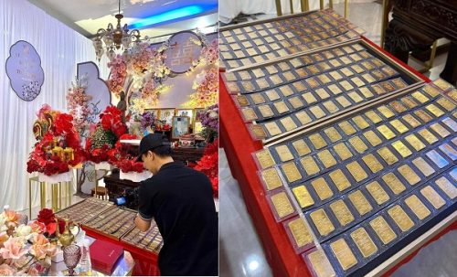 Những cô dâu nhận quà cưới 'siêu khủng' hàng trăm cây vàng, hàng chục sổ đỏ
