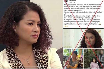 Diễn viên Thu Hạnh "Hương Vị Tình Thân" lên tiếng về tin đồn trốn nợ lan truyền trên MXH