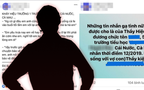 Cà Mau: Thầy hiệu trưởng thừa nhận nhắn tin ‘gạ tình’ nữ giáo viên