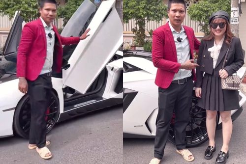 Vừa lên chức giám đốc, Lộc Fuho lái siêu xe 30 tỷ chở vợ đi chơi, fan đồng loạt nhắc 1 điều