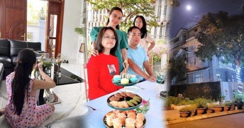 Không gian biệt thự sang chảnh của Cẩm Ly và Minh Vy