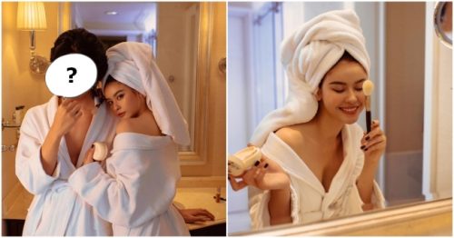 Trương Quỳnh Anh choàng khăn tắm tình tứ bên trai lạ, CĐM ngỡ ngàng khi biết danh tính