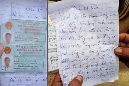 Quảng Nam: Để lại thư tuyệt mệnh nhảy cầu, rồi về nhà ngủ