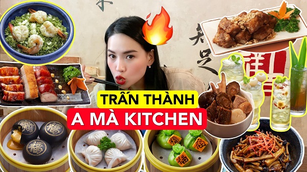 võ hà linh review quán ăn trấn thành