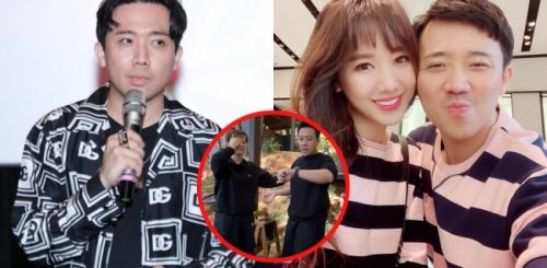 Hari Won không may bị Trấn Thành vung vào mặt, phản ứng của nam MC gây ngỡ ngàng