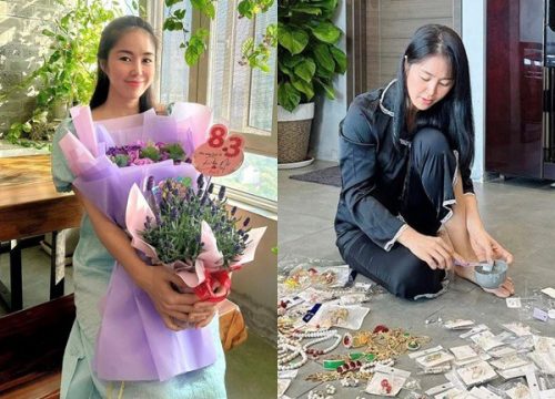Diễn viên Lê Phương sở hữu cơ ngơi khó ai bì: Rửa trang sức theo lố