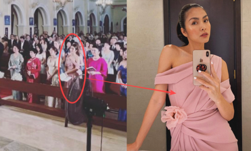 Lộ ảnh Phillip Nguyễn và Linh Rin trong lễ đường tại Philippines, Hà Tăng xuất hiện ở vị trí đặc biệt!