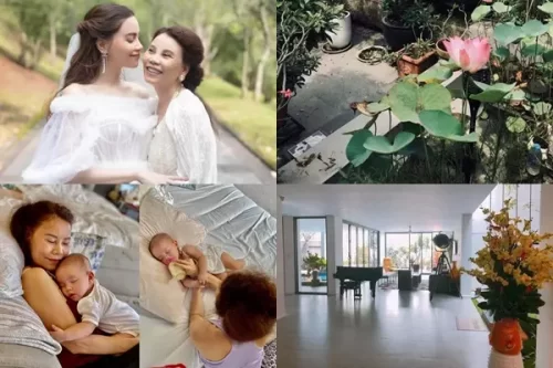 Cho đến nay, Hồ Ngọc Hà đã trải qua hai lần sinh nở, lần lượt vào năm 2010 và năm 2020. Trong quá trình chăm sóc các con, bên cạnh nhận được sự quan tâm của bạn bè, người thân, cô còn đặc biệt được mẹ ruột ra sức chăm sóc, cưng chiều. Biệt thự 20 tỷ của bố mẹ Hồ Ngọc Hà, nơi nuôi dưỡng cả Subeo, Lisa và Lion-1 Hồ Ngọc Hà và mẹ ruột Nói về mẹ của mình, Hồ Ngọc Hà từng chia sẻ một hình ảnh có nội dung: "Bà ngoại là người đôi lúc gánh vác nhiệm vụ làm mẹ đến hai lần. Lần thứ nhất là cho con, lần thứ hai là cho cháu. Cứ như vậy một đời tần tảo trôi qua bằng tất cả sự hy sinh và tình thương cho con cháu". Sau đó nữ ca sĩ không giấu khỏi sự tự hào và hạnh phúc khi nói về mẹ ruột: "Mẹ tôi đó, mà không cho chăm thì biết tay". Mẹ của Hồ Ngọc Hà tên thật là Ngọc Hương, sinh năm 1957. Dù đã ở độ tuổi U70, song bà vẫn giữ được vẻ ngoài trẻ trung. Nhờ luyện tập yoga nên bà giữ được thân hình mảnh mai, dẻo dai. Không chỉ thế, phong cách thời trang của mẹ Hà Hồ cũng rất đáng để học hỏi, giúp hack tuổi cực đỉnh. Mẹ của Hồ Ngọc Hà không hoạt động nghệ thuật nhưng mỗi lần xuất hiện cùng cô con gái nổi tiếng đều nhận được sự quan tâm của đông đảo mọi người. Được biết, hiện tại bố mẹ nữ ca sĩ đang sống trong căn biệt thự rộng rãi ngay trung tâm thành phố. Nội thất trong nhà khang trang, hiện đại khỏi bàn. Căn nhà này có giá lên tới 20 tỷ. Biệt thự 20 tỷ của bố mẹ Hồ Ngọc Hà, nơi nuôi dưỡng cả Subeo, Lisa và Lion-2 Căn biệt thự của bố mẹ Hồ Ngọc Hà rất thoáng đãng, rộng rãi. Không gian phòng khách có nhiều mặt sử dụng kính, mang đến cảm giác gần gũi với thiên nhiên và đón ánh sáng tự nhiên. Biệt thự 20 tỷ của bố mẹ Hồ Ngọc Hà, nơi nuôi dưỡng cả Subeo, Lisa và Lion-3 Không gian trong và ngoài nhà đều rất nhiều hoa tươi. Biệt thự 20 tỷ của bố mẹ Hồ Ngọc Hà, nơi nuôi dưỡng cả Subeo, Lisa và Lion-4 Cạnh phòng khách còn có cả hồ bơi rộng rãi. Nội thất đơn giản nhưng rất trang nhã, tiện nghi. Biệt thự 20 tỷ của bố mẹ Hồ Ngọc Hà, nơi nuôi dưỡng cả Subeo, Lisa và Lion-5Biệt thự 20 tỷ của bố mẹ Hồ Ngọc Hà, nơi nuôi dưỡng cả Subeo, Lisa và Lion-6 Một số góc khác của căn biệt thự - nơi bà Ngọc Hương vẫn tập Yoga mỗi ngày. Biệt thự 20 tỷ của bố mẹ Hồ Ngọc Hà, nơi nuôi dưỡng cả Subeo, Lisa và Lion-7 Căn nhà cũng là nơi bà chăm sóc các cháu ngoại khi chúng lần lượt chào đời. Biệt thự 20 tỷ của bố mẹ Hồ Ngọc Hà, nơi nuôi dưỡng cả Subeo, Lisa và Lion-8 Lisa và Lion trong vòng tay bà ngoại. Khi con gái sinh con, bà dành riêng một phòng lớn cho con và cháu. Biệt thự 20 tỷ của bố mẹ Hồ Ngọc Hà, nơi nuôi dưỡng cả Subeo, Lisa và Lion-9 Căn biệt thự có view đẹp, bao xung quanh bởi rất nhiều cây xanh. Đặc biệt, với diện tích lớn, mẹ Hồ Ngọc Hà còn đích thân trồng rau, hoa tại nhà. Nhìn vườn rau của gia đình mát mắt ai cũng phải xuýt xoa ngưỡng mộ. Biệt thự 20 tỷ của bố mẹ Hồ Ngọc Hà, nơi nuôi dưỡng cả Subeo, Lisa và Lion-10 Mẹ nữ ca sĩ thích công việc làm vườn, trồng rau. Bà tận dụng mọi khoảng không ở trước nhà, trên sân thượng để thỏa đam mê. Biệt thự 20 tỷ của bố mẹ Hồ Ngọc Hà, nơi nuôi dưỡng cả Subeo, Lisa và Lion-11 Vườn rau xanh mát giúp gia đình có nguồn thực phẩm sạch dồi dào. Bà tận dụng khoảng không trên sân thượng và phía trước nhà để trồng rau. Mặc dù công việc làm vườn khá vất vả, song mẹ của nữ ca sĩ vẫn thấy rất vui và hạnh phúc. Biệt thự 20 tỷ của bố mẹ Hồ Ngọc Hà, nơi nuôi dưỡng cả Subeo, Lisa và Lion-12Biệt thự 20 tỷ của bố mẹ Hồ Ngọc Hà, nơi nuôi dưỡng cả Subeo, Lisa và Lion-13Biệt thự 20 tỷ của bố mẹ Hồ Ngọc Hà, nơi nuôi dưỡng cả Subeo, Lisa và Lion-14Biệt thự 20 tỷ của bố mẹ Hồ Ngọc Hà, nơi nuôi dưỡng cả Subeo, Lisa và Lion-15 Ông bà ngoại của Subeo, Lisa, Leon miệt mài chăm sóc và thu hoạch rau xanh. Biệt thự 20 tỷ của bố mẹ Hồ Ngọc Hà, nơi nuôi dưỡng cả Subeo, Lisa và Lion-16Biệt thự 20 tỷ của bố mẹ Hồ Ngọc Hà, nơi nuôi dưỡng cả Subeo, Lisa và Lion-17 Không chỉ trồng rau, mẹ Hà Hồ còn chăm chút hoa, trồng cây ăn quả. Với mẹ Hà Hồ, việc này không chỉ đảm bảo nguồn thực phẩm sạch, chăm lo sức khỏe gia đình, mà còn là cách để thư giãn, cân bằng cuộc sống.