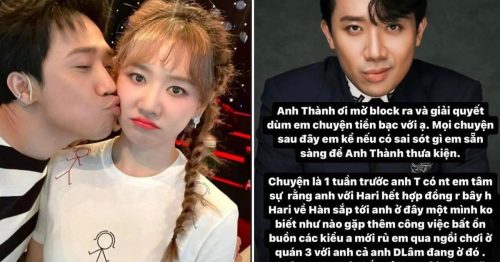 Dân mạng tràn vào Facebook Hari Won sau tin đồn 'hết hợp đồng hôn nhân' với Trấn Thành