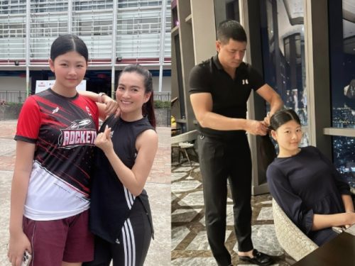 Con gái Bình Minh gây choáng với thân hình cao to gấp đôi mẹ dù mới 14 tuổi