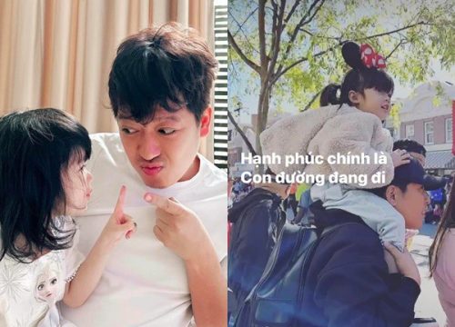 Trường Giang hiếm hoi để lộ gương mặt ái nữ