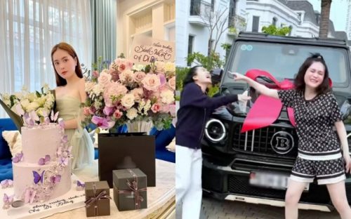 Đoàn Di Băng an ủi em gái hiếm muộn bằng chiếc Mercedes G63 10 tỷ, CĐM lại tranh cãi vì 1 chi tiết