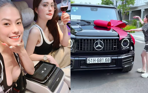 Hé lộ danh tính gái sao Việt được tặng quà xe Mercedes G63 hơn 10 tỷ