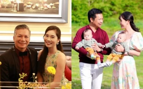 Ngỡ ngàng với hình ảnh mới của Shark Hưng khi chụp cùng vợ trẻ: 1 chi tiết để lộ dấu hiệu tuổi tác